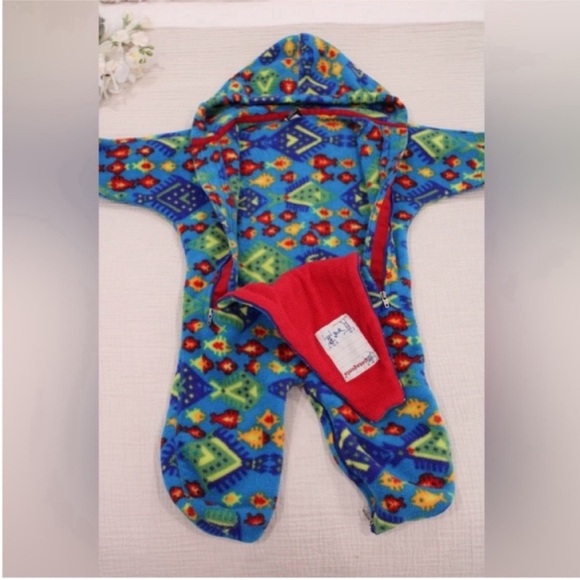 Vintage Patagonia Fleece Bunting (infant size Large) - Picture 4 of 8